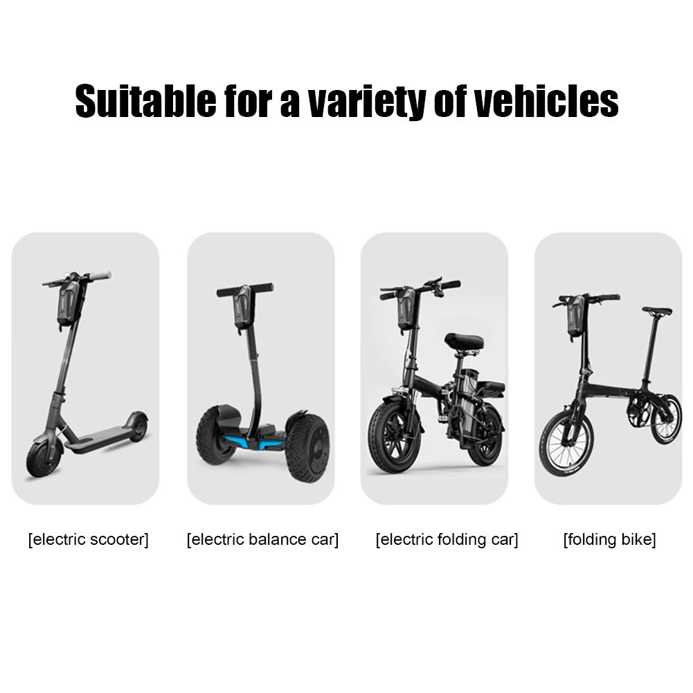 WILD MAN Waterproof Electric Scooter Pouch PU Hard Shell Packs for M365 Pro