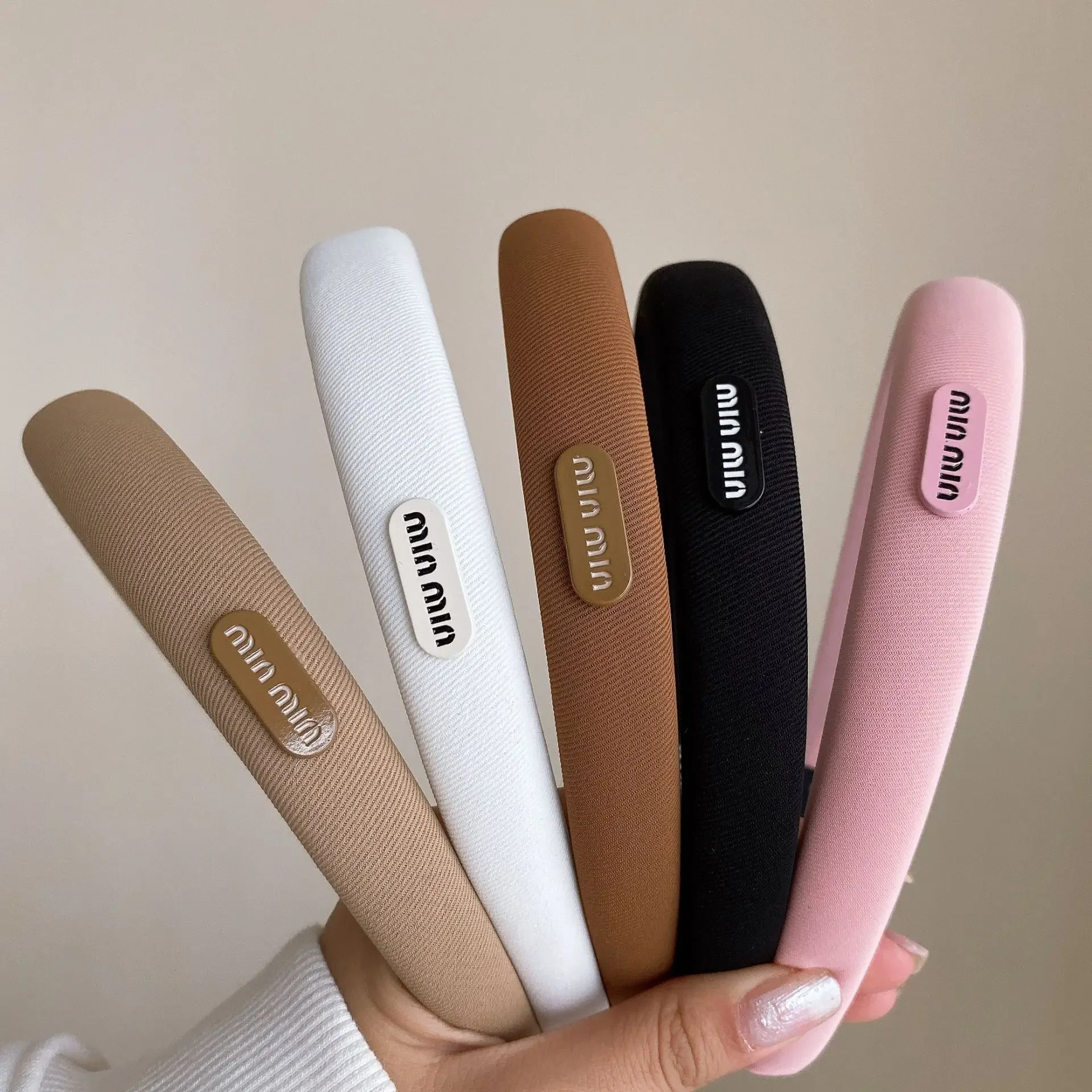 

5pcs Korea New Macaroon Color Sponge Hair Band Women's Wash Headband Girls Hair Styling Party Hair Accessories Headdress Gift