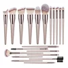Hot Champagne Makeup Brushes Set for Women Cosmetic Foundation Powder Blush Eyeshadow Kabuki Blending Make Up Brush Beauty Tools 5