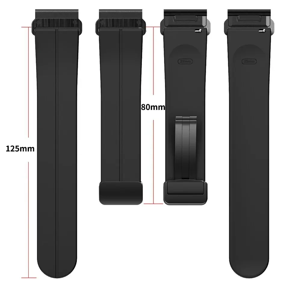 Premium Magnetic Silicone Folding Buckle Strap