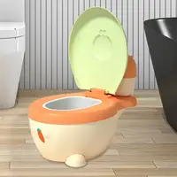 Training Toilet Potty Compact Size Removable Potty Pot Infant Toilet Seat Real Feel Potty for Girls Boys Babies Infants Ages 0-7 1
