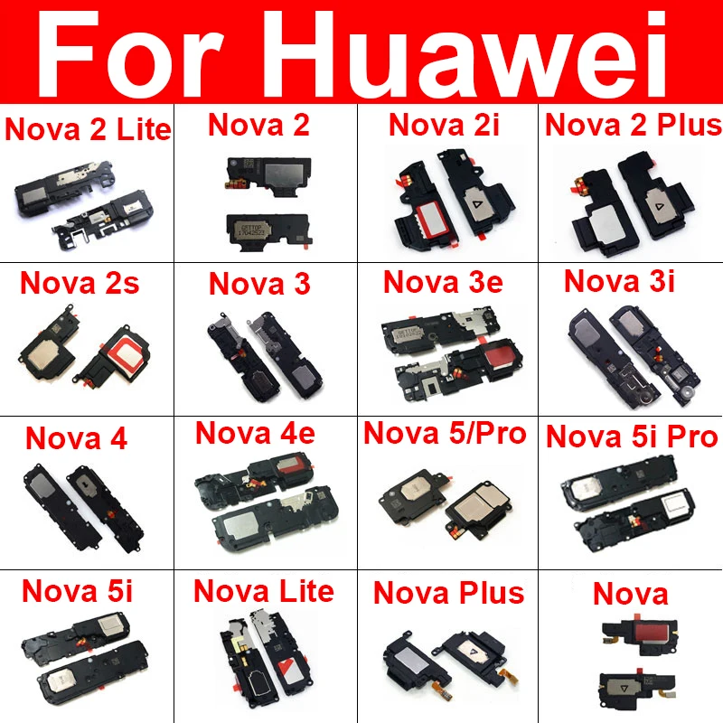 

For Huawei Nova 2i 2 Plus 2s 3 3e 3i 4 4e 5 5i 5Pro Nova 2 Lite Bottom Loudspeaker Buzzer Ringer Sound Flex Cable Repair Parts