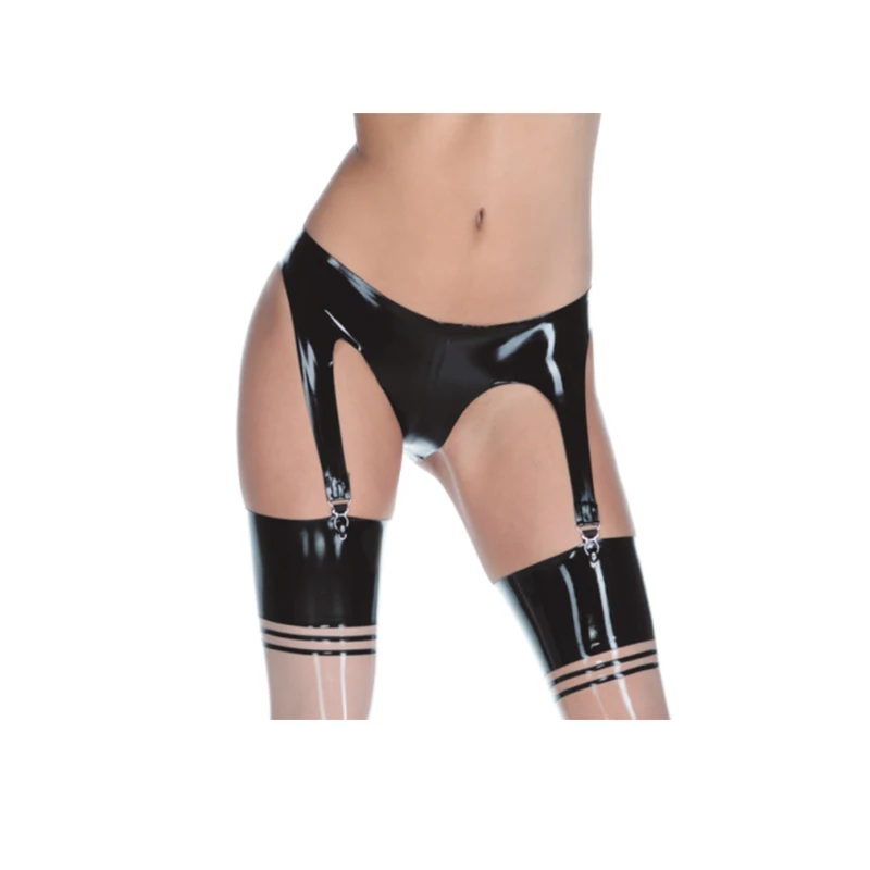 

Latex Garter Catsuit Gummi Rubber Stocking Suspender Customized 0.4mm (no stocking)