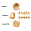 10 Pcs Hand Woven Basket Wedding Handheld Candy Flower Unique Gift Party Wood Baskets Multi-purpose 5