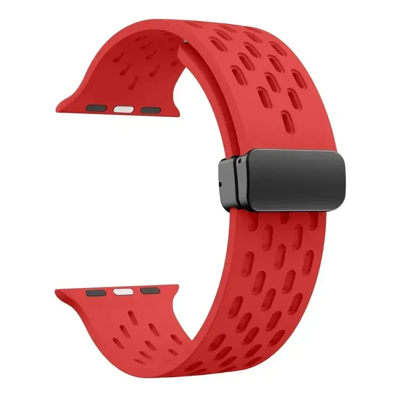 Universal Magnetic Silicone Watch Strap - Premium Adjustable Replacement Band