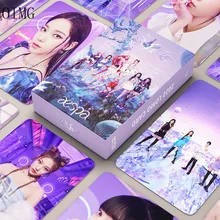

55Pcs/Set Koop Aespa Photocards SAVAGE WINTER NINGNING Kpop Lomo Cards Photo Print Cards Album Korean Idol Fans Collection Gift
