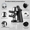 Electric Italian Coffee Machine Professional Expresso Coffee Maker Automatic Semi Automatic Expresso Machine  220V 5