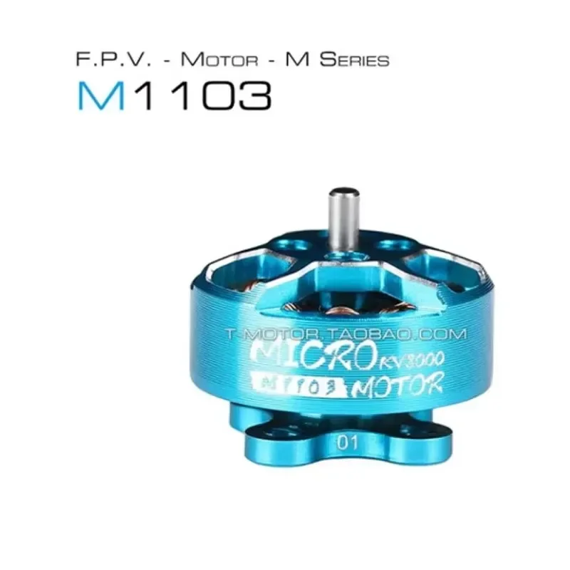 T-MOTOR T-HOBBY M1103 Micro Brushless DC Motor KV8000 KV11000 Suitable For 1.6-2.5 inch FPV Whoop 2-3 inch Toorhpick
