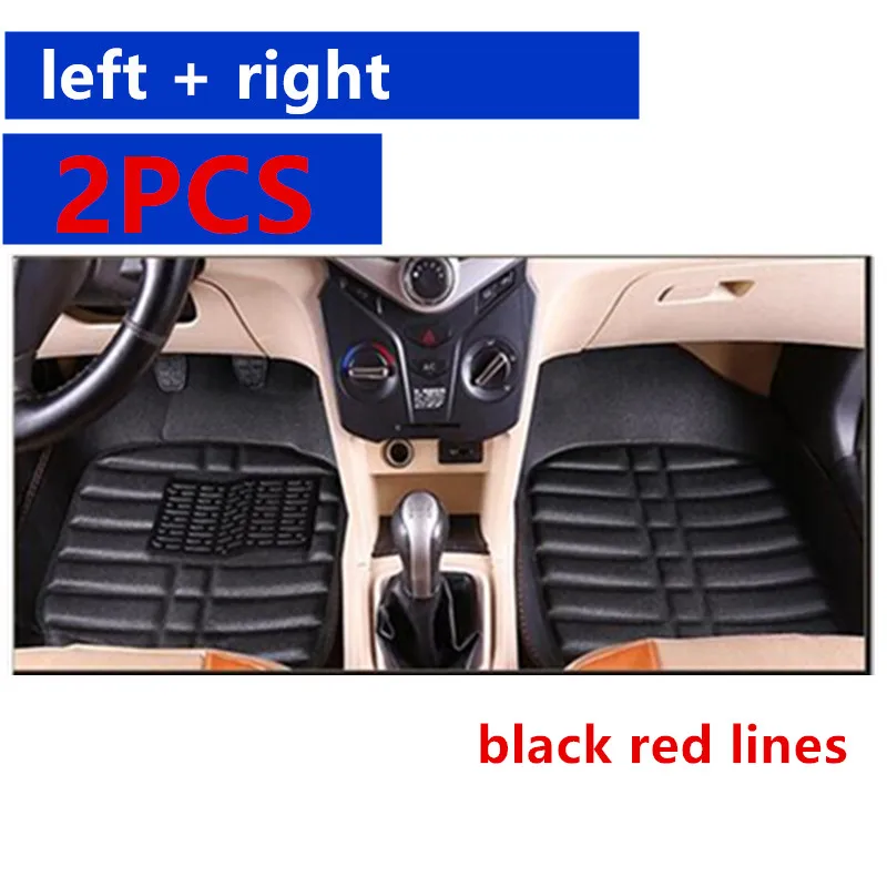 5 stücke Schwarz Leder Universal Auto Auto Fußmatten Vorne Hinten Liner  Wetter Set Auto Zubehör - AliExpress