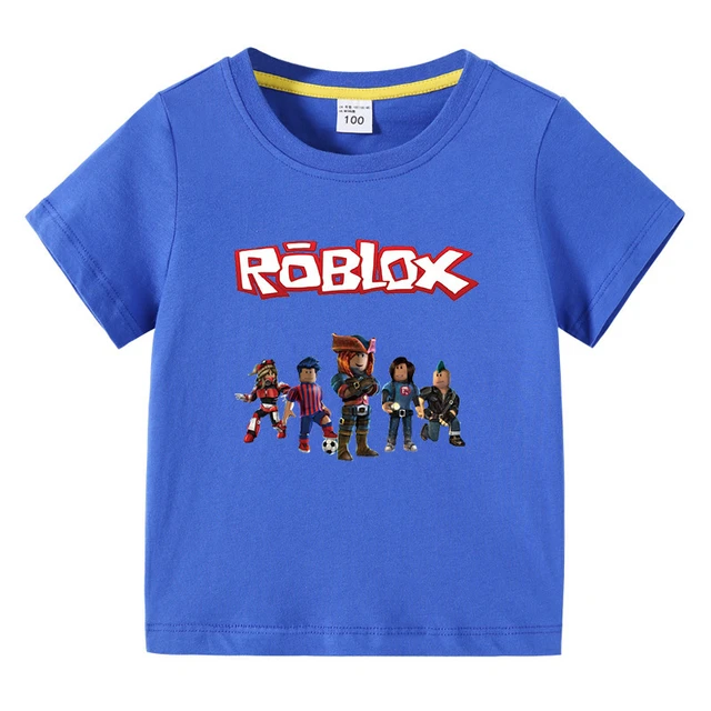Robloxing Game kid T shirt Boys Game Sports T-shirt Child Cartoon Short  sleeve top 3D Printing Casual Street Harajuku Clothes - AliExpress