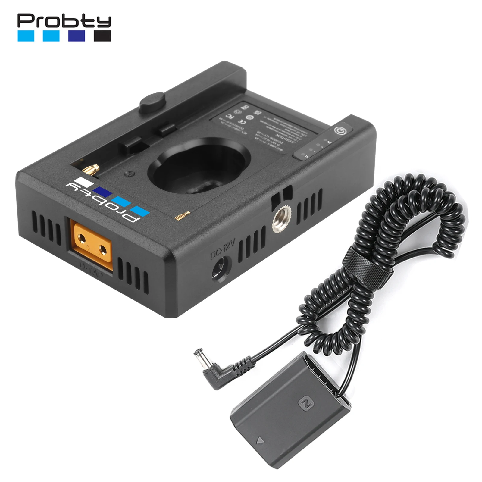 Batteria Fittizia Np-Fz100 Npfz100 Completamente Decodificata Con Kit Piastra Adattatore Np-F Per Sony Zv-E1 A1 A7 Iii A7 Iv A7C Ii R Iii Iv V A9 Ii