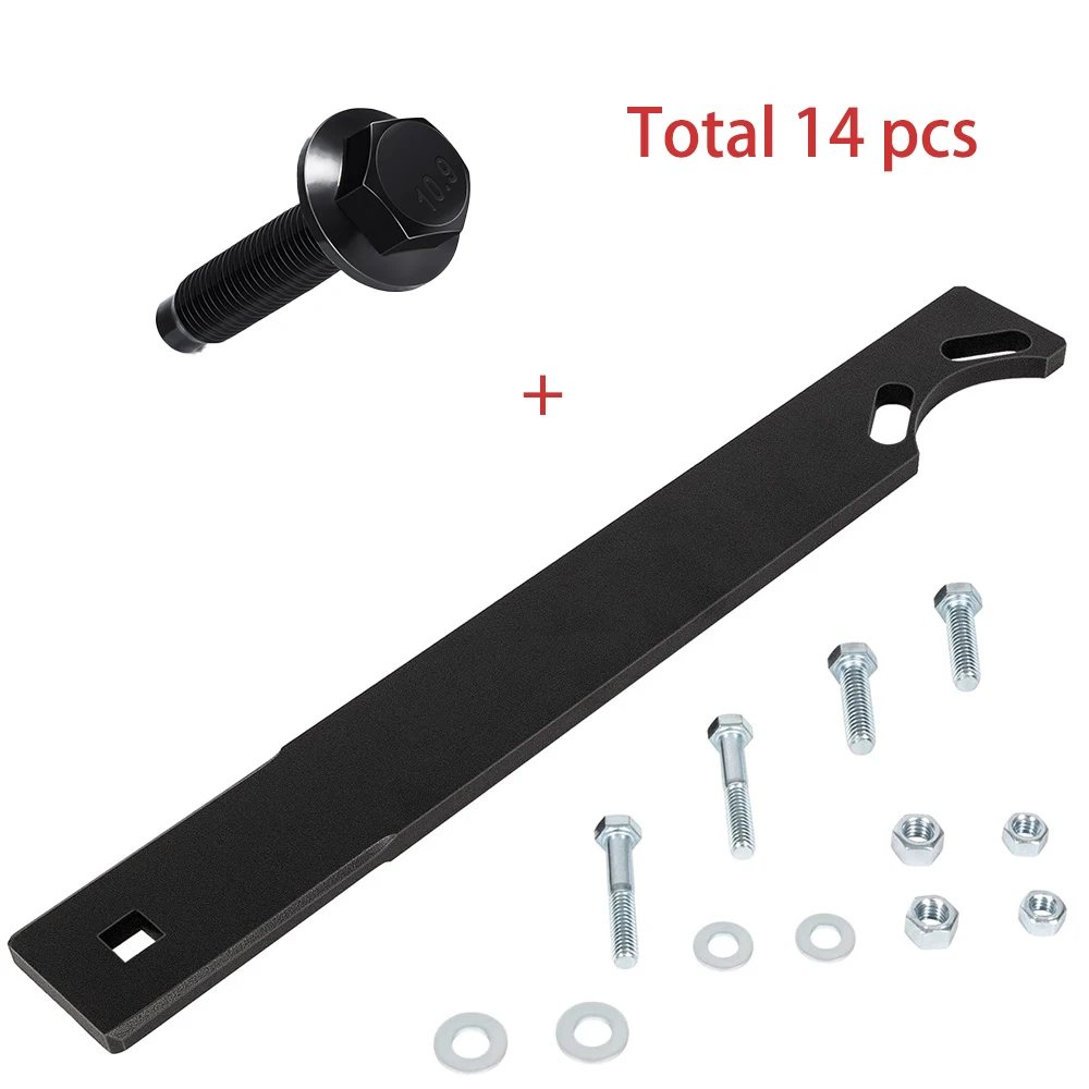 

6883 Pinion Flange Holding Tool and F5RZ6A340B Engine Crankshaft Pulley Bolt Fit for Ford Lincoln Mercury Drive Boat Accessories