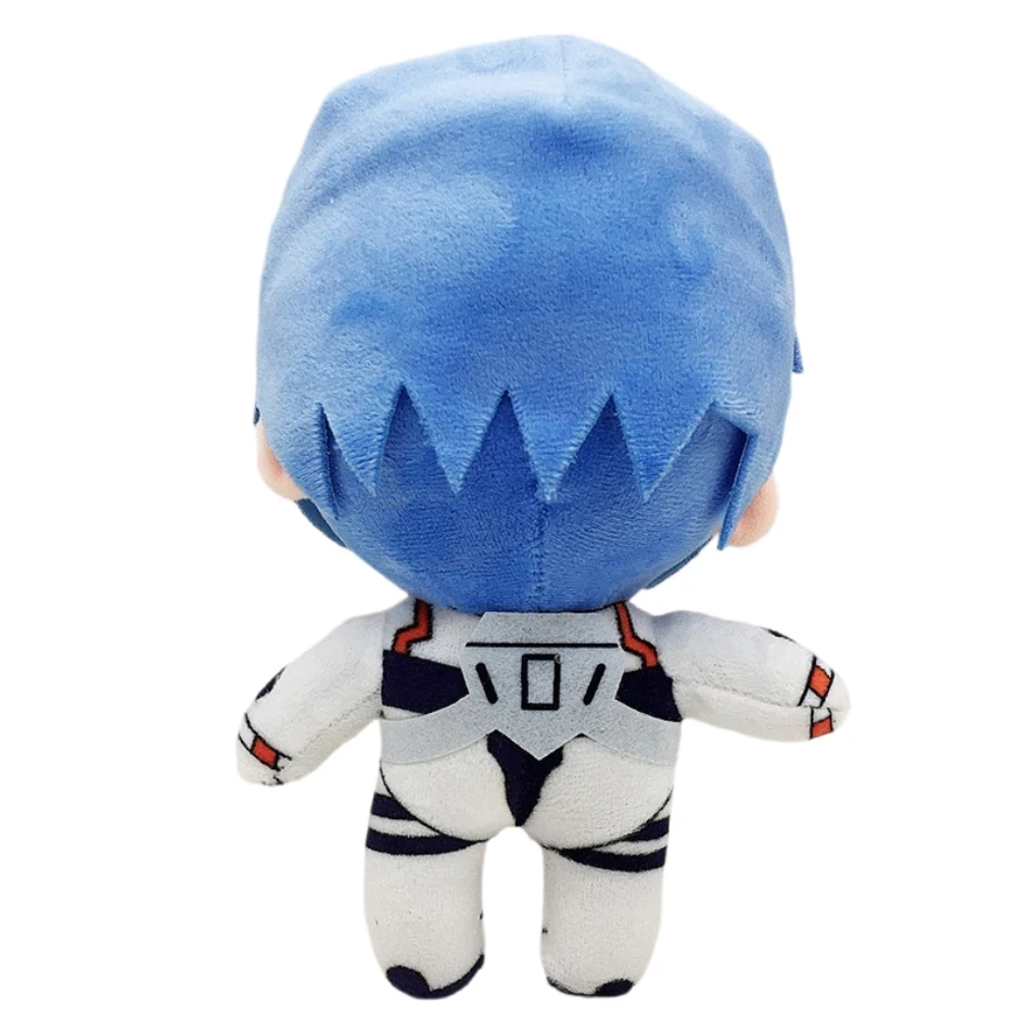 23cm Neon Genesis Evangelion ayanami rei Plüss Gyermek- Babaarcú de nem okos nő Gúnyrajz Anime Alakzat kawaii Babaarcú de nem okos nő Éva Lágy Töltött szoba dekor Glaszé szülinapi ajándékok