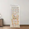 Bun Pan Rack Cover PVC Dustproof Bakery Single Rack Cover for Commercial Bun Pan Bakery Rack Restaurant Home Dining Room Kitchen 3