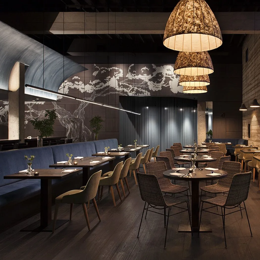 Mobili da ristorante design panca imbottita personalizzata