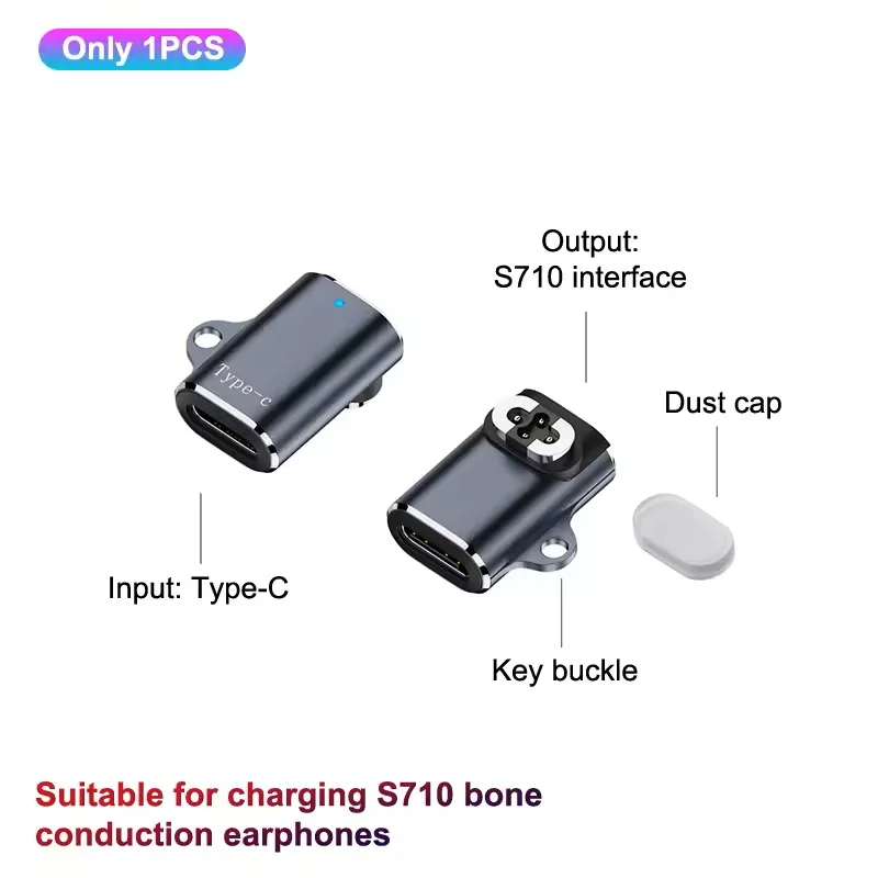 ตัวเลือกสินค้า อะแดปเตอร์ชาร์จหูฟัง Bone Conduction USB-C