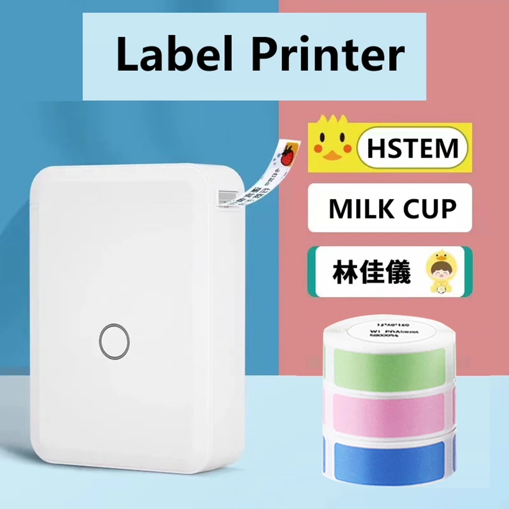 Niimbot D110 Printer Label Mini Printer Label Saku Portabel Printer Label Termal Bluetooth Portabel Printer Kantor Rumah