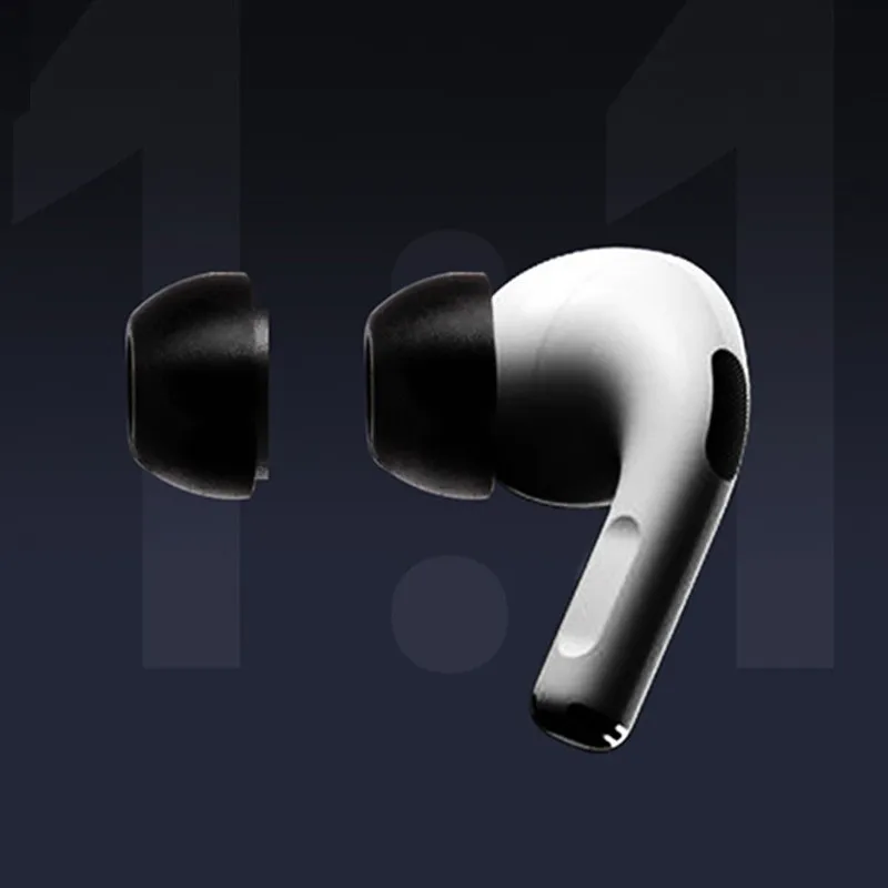 Premium Memory Foam Ear Tips with Earphone Case - Noise-Isolating Earbuds Replacement Set