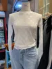 Cute  Knot Elastic Net Long Sve Base irt T-irt Inner Wear Spring Summer New Sle Japanese Sle Women's Sweater