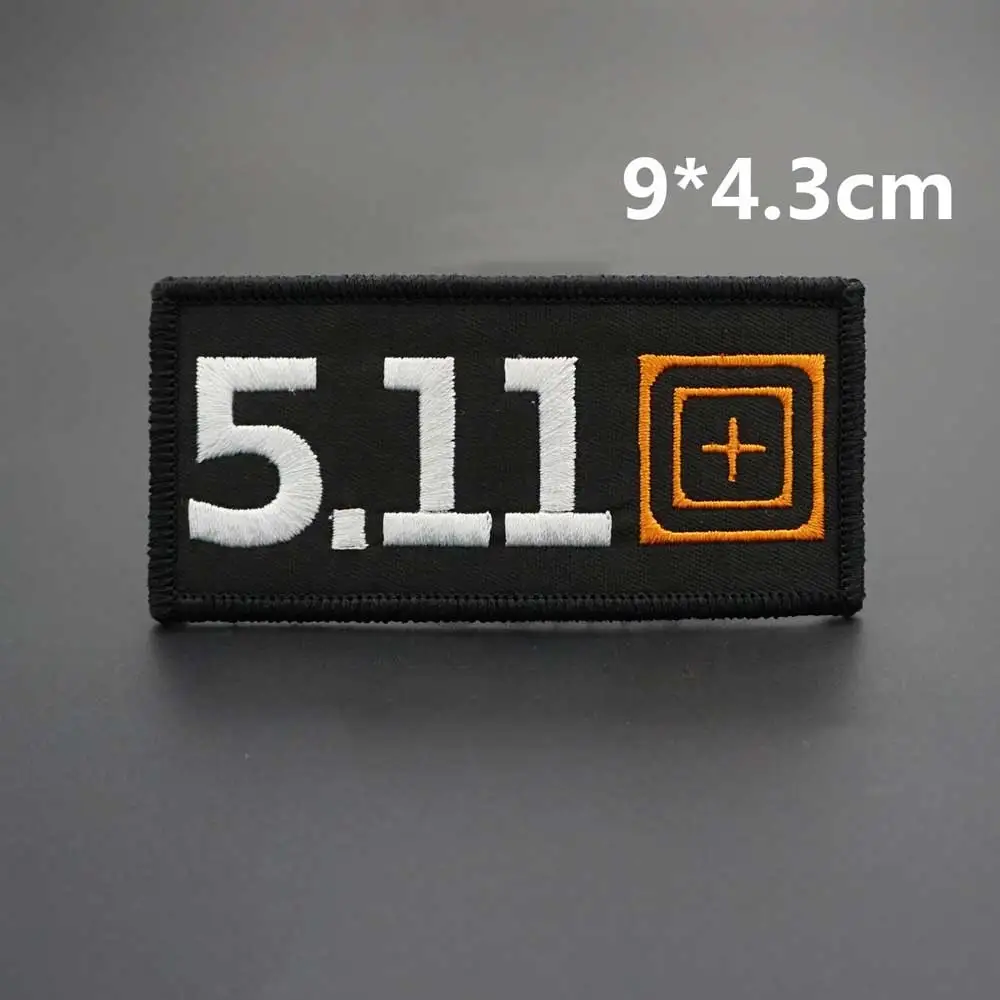 3D Tactical Embroidery Patches 511 Army Hook Badge Military Armband Backpack Sticker Clothing Bag Applique