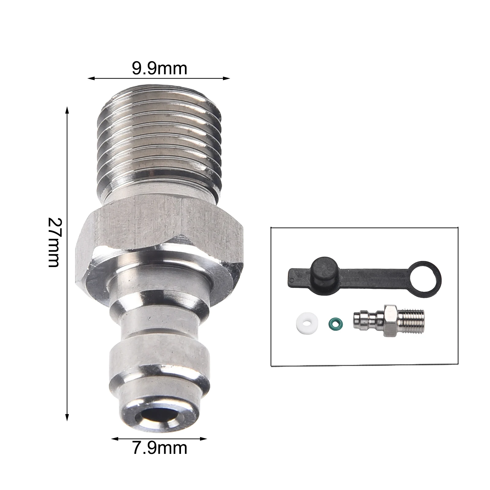 Adapter Quick Connector Specifications Air Hose Fitting Thread Option Reliable Performance Secure And Reliable Connections