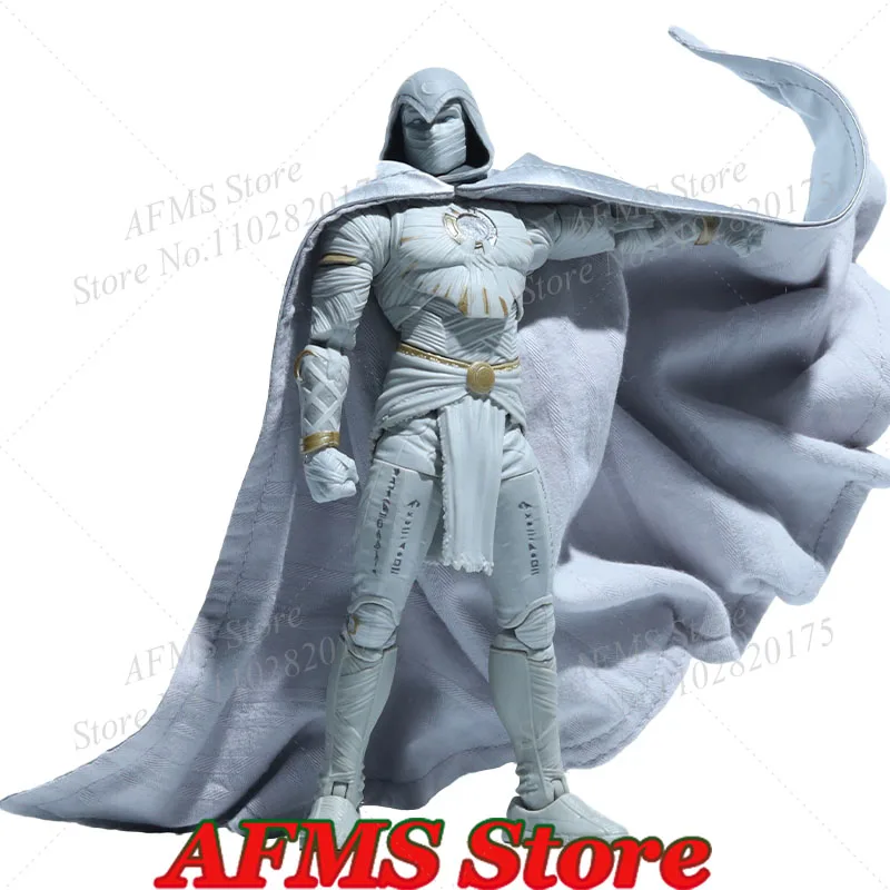 

1/12 Scale Collectible Figure Cloak Marvel Hero Moon Knight Marc Spector Cape Clothes Fit 6Inch Men Soldier Action Figure Model