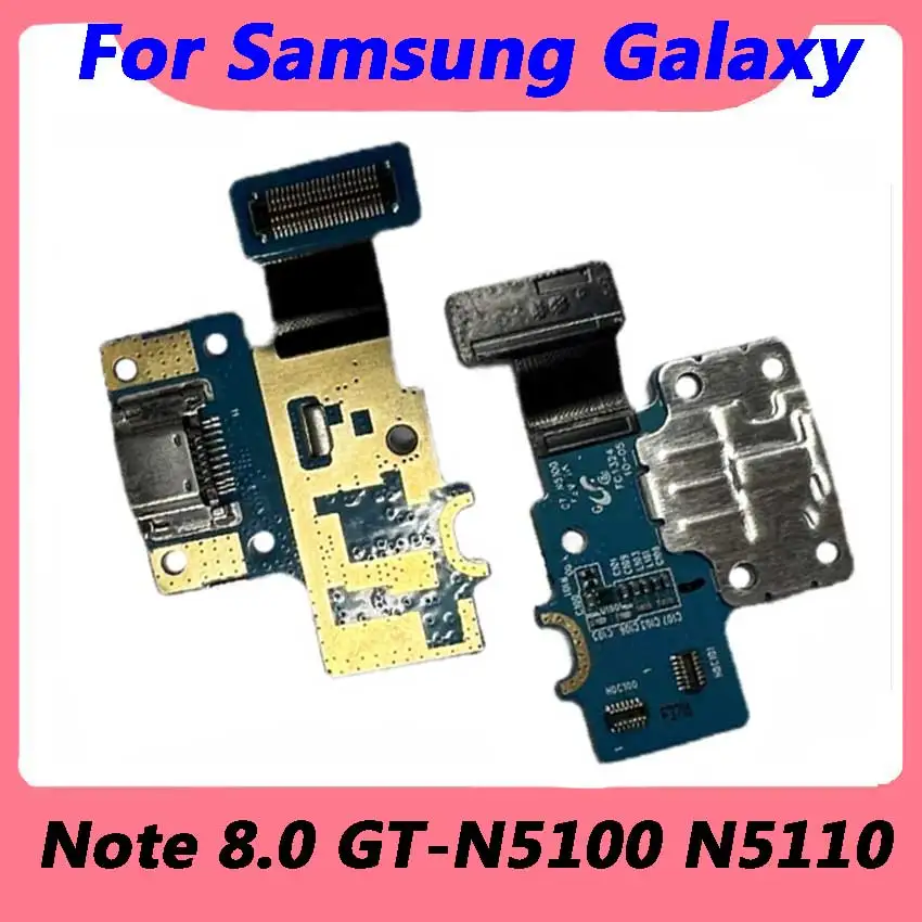 

2Pcs USB Charging Dock Connector Charge Port Socket Jack Plug Flex Cable For Samsung Galaxy Note 8.0 N5100 GT-N5100 N5110