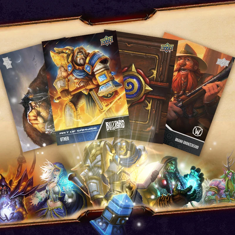Original Upper Deck Blizzard Legacy Collection Trading Cards Movie Game World of Warcraft Cards Children Birthday Gifts
