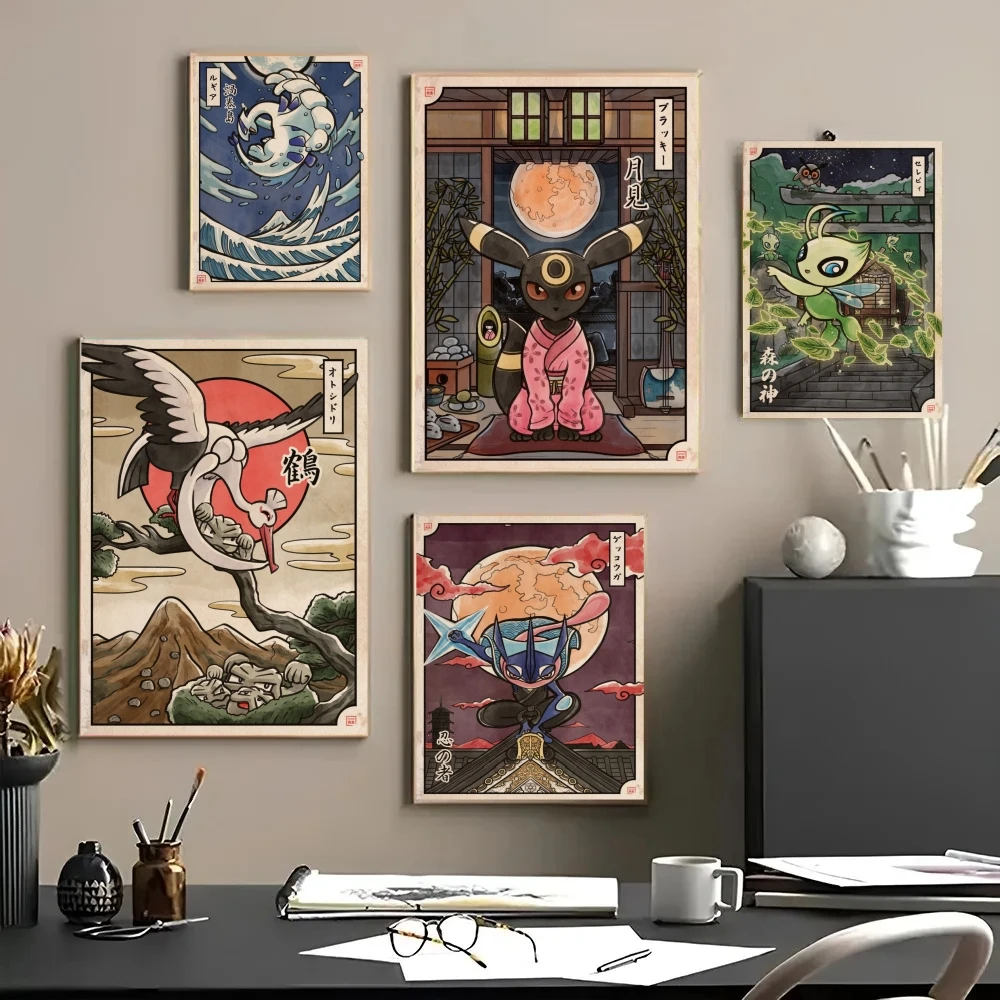 

Print On Canvas Pokemon Umbreon Painting Wall Art Comics Pictures Cuadros Best Gift Classic Modular Prints Decoration Paintings