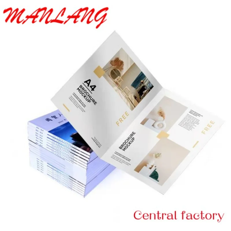 Custom  custom magazine flyer and brochur Brochure design catalog hardcover booklet printing