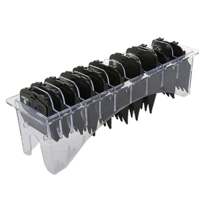 10PCS Hair Combs Guide Plastic Hairs Trimmer Limit Comb Attachments Cutting Tool 5