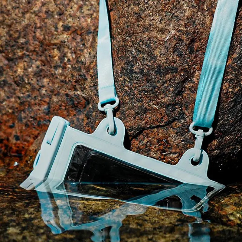 Waterproof Phone Bag Screen Touchable PVC Waterproof Phone Bag For Swimming Clear Dry Pouch With Adjustable Strap Phone