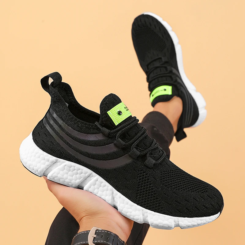 Men's Luxury Running Breathable Lightweight Casual Sports Shoes Outdoor Walking Sneaker Tenis masculino Jogging Shoes 2025