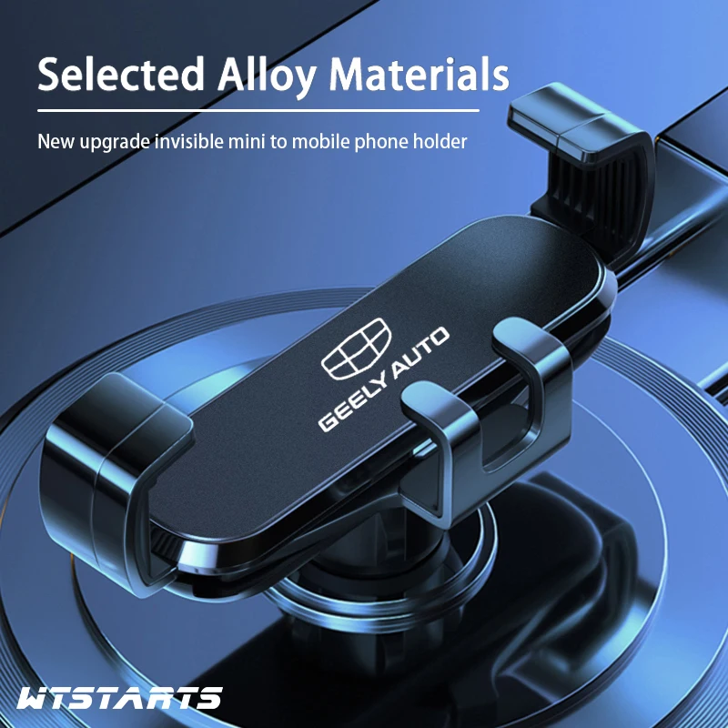 Geely ICON 2020-2022 용 자동차 휴대폰 홀더 마운트 스탠드, 조정 가능한 GPS 네비게이션, 휴대폰 브래킷, 자동차 내부 액세서리