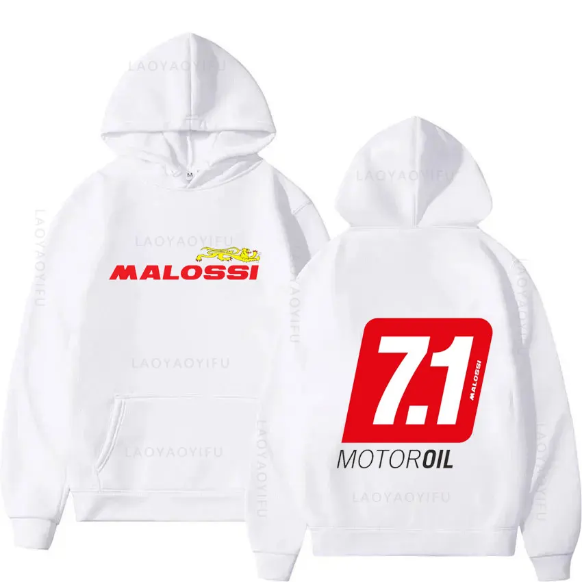 Malossi 테마 까마귀 남성 여성 운동복 인쇄 남여 streetwear 힙합 스타일 가을 겨울 패션 힙합 탑 의류 남성