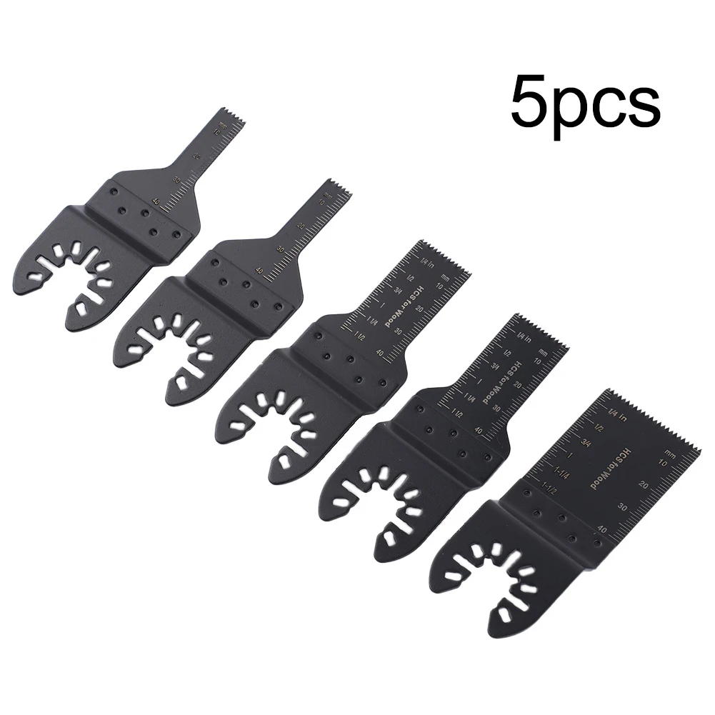 

5Pcs 10/20/34mm Oscillating Saw Blade Multi-Function For Renovator Metal Wood Plastic Opening Hole Saw Blade Power Tools