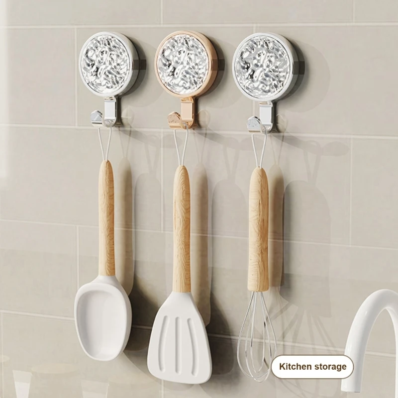4pcs Waterproof Rustproof Bathroom Hooks with Strong Adhesion for Office Home Use Bathroom Storage Hooks 87HA