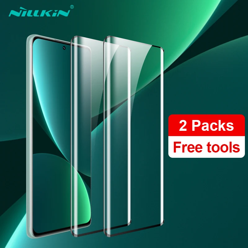 Nillkin 2Pcs Full Glue Screen Protector for Xiaomi 12 Pro Full Cover Soft Film Mi 12x Mi 12 with Free Tools Phone Accessories mobile tempered glass Screen Protectors