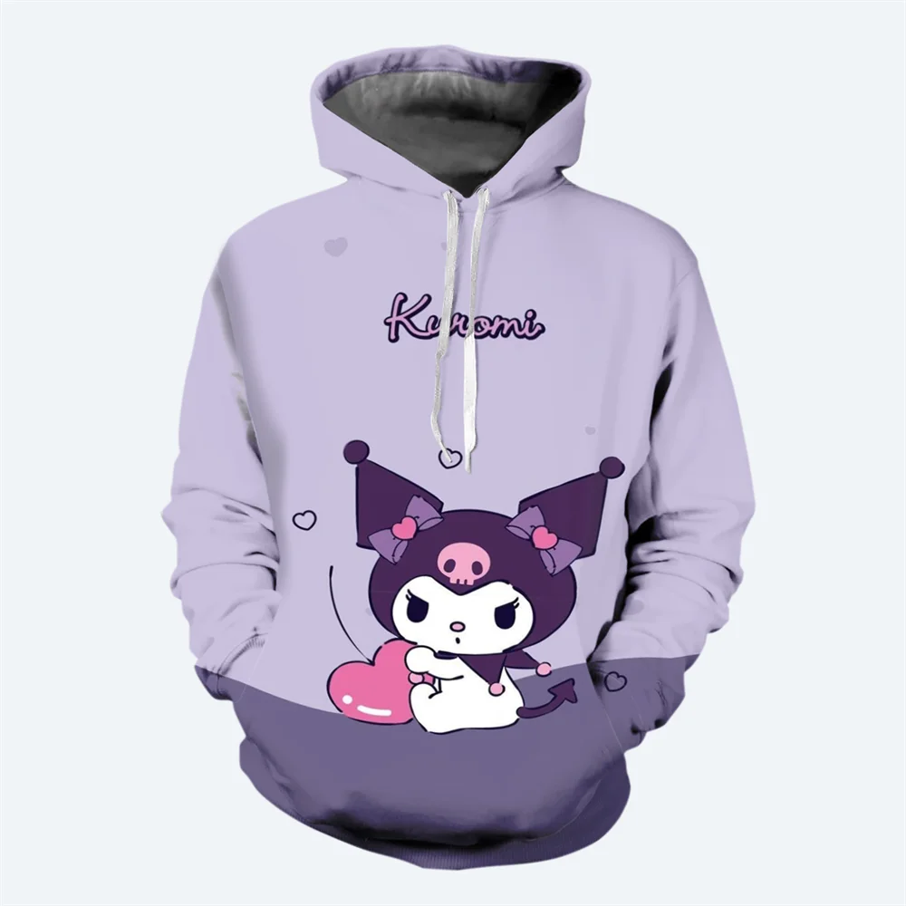 thumbnail image 1 of Sudadera con capucha de Hello Kitty para niña, estilo nuevo de otoño e invierno, con estampado 3D, para niños, moda urbana, informal, 1 of 4