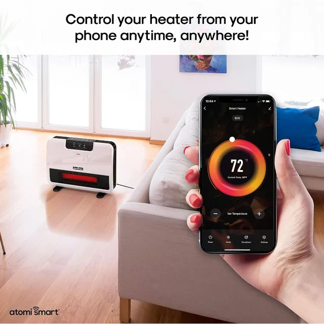 Stay warm and connected with the Atomi Smart WiFi Infrared Heater