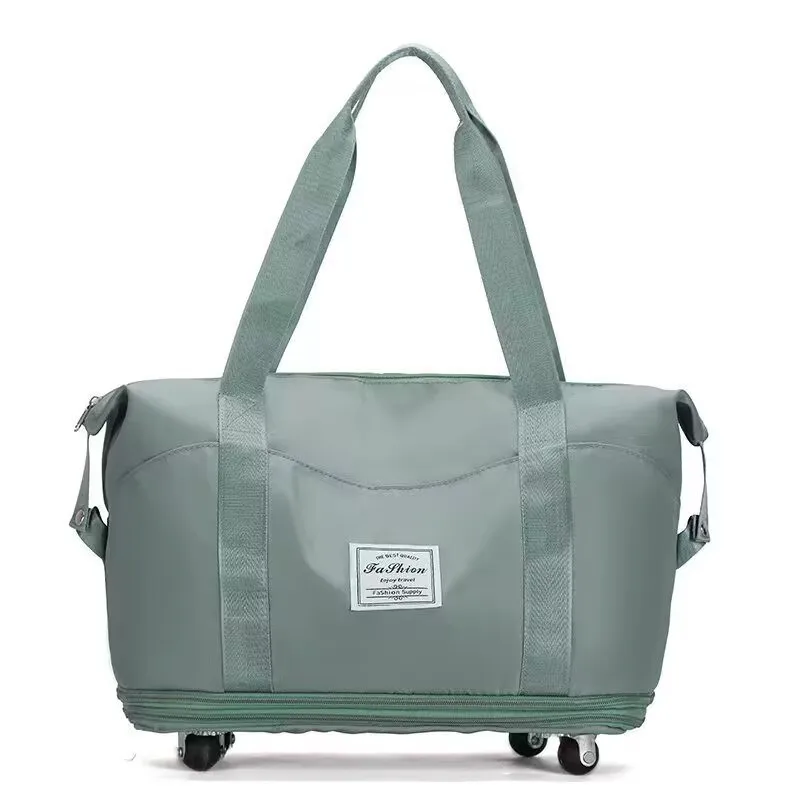 Foldable Travel Luggage Bag With Wheels For Moving And Storage_voghion.com
