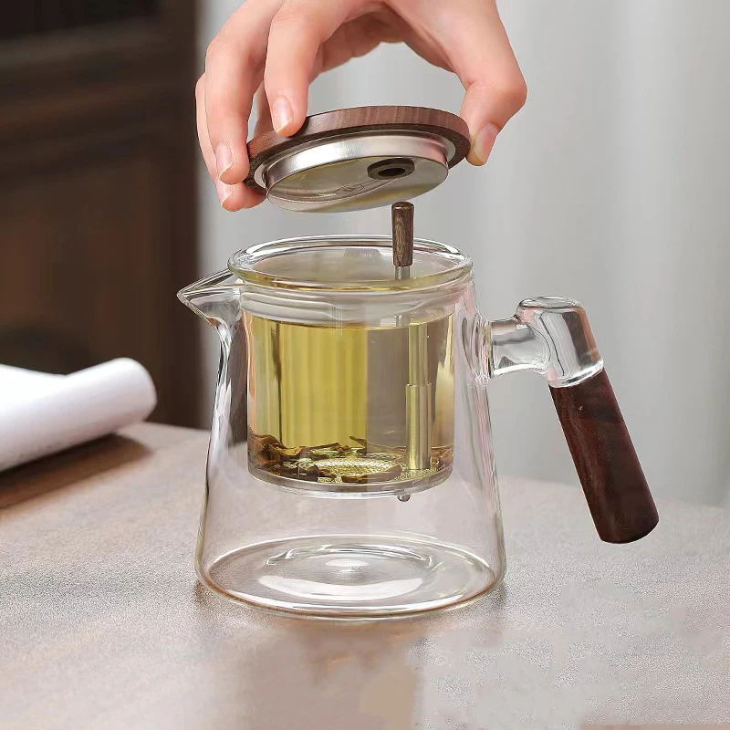 Large Capacity Tea Ceremony Dividing Teacup with Removable Glass Filter
