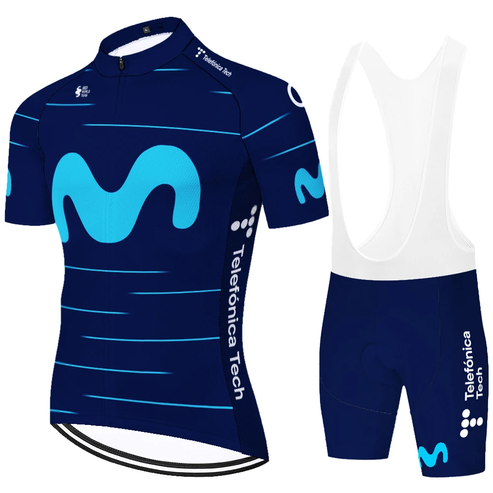 Movistar cycling jersey set Abbigliamento Ciclismo Maillot Ciclismo Hombre Cycling Equipment Masculino de france
