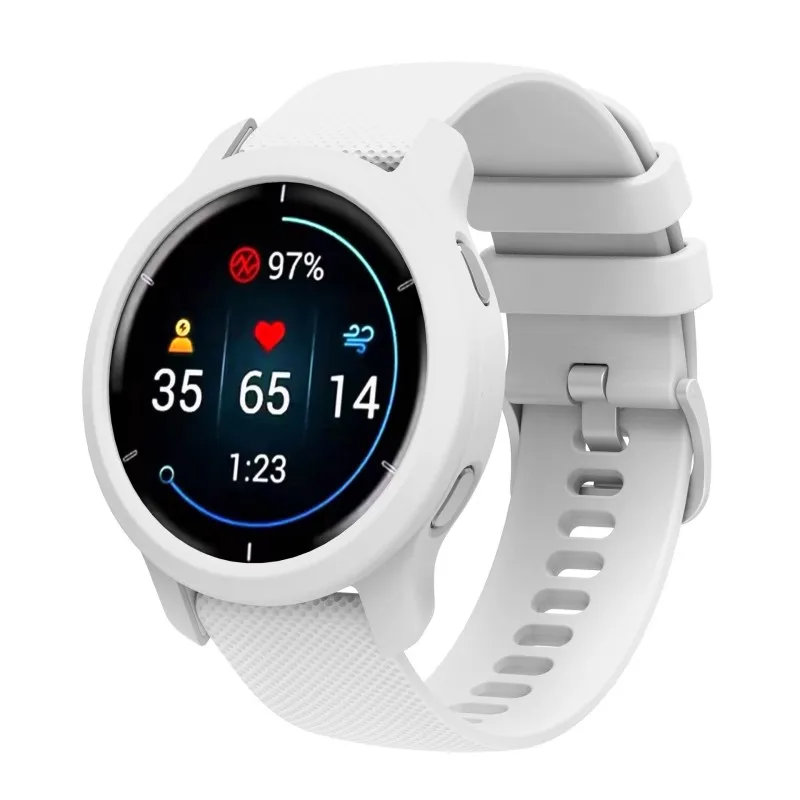 Soft Silicone Strap and Protective Bumper Case