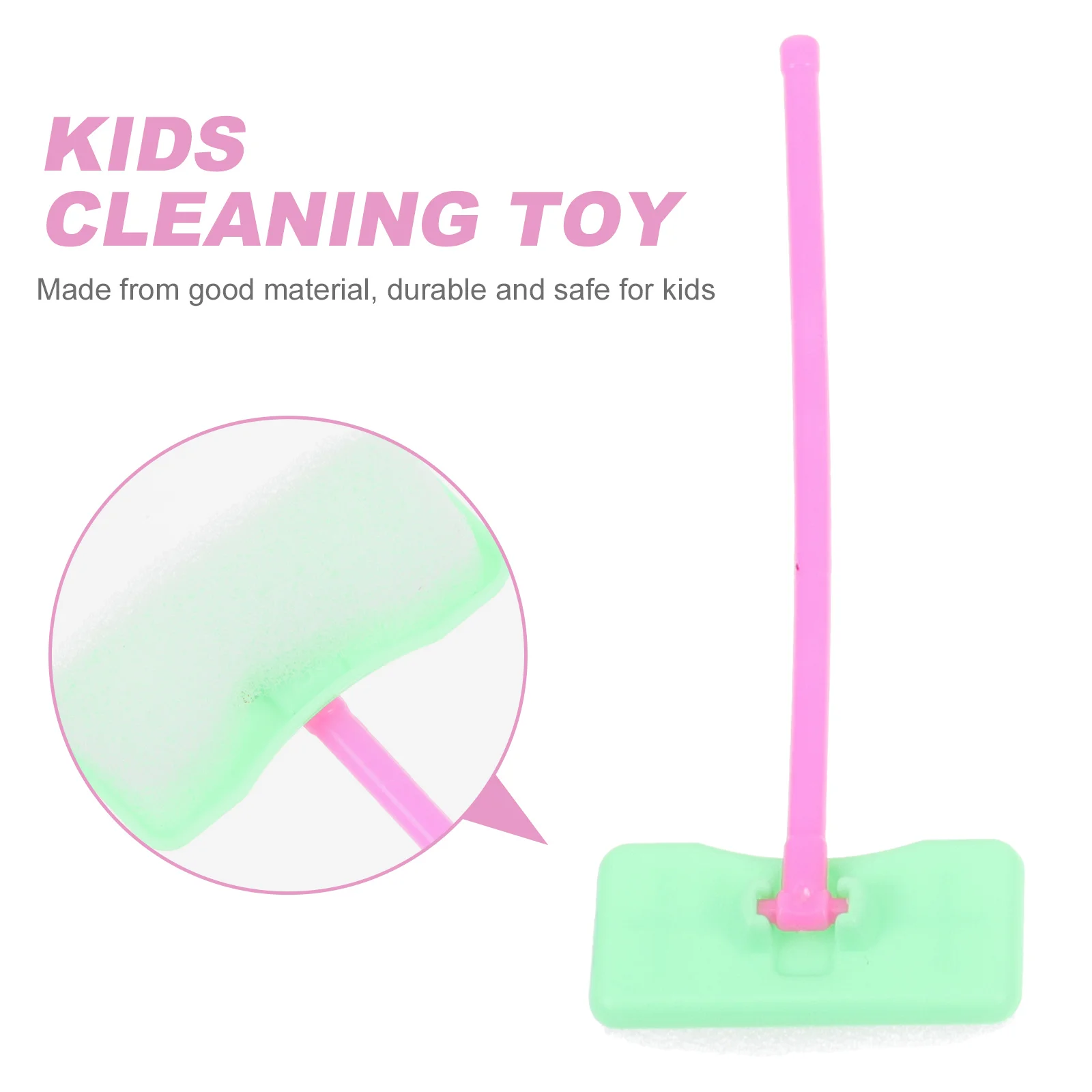 Mini House Cleaning Tools Kid Pretend Play Toy Housekeeping Tool Cleaning Broom Brush Washing House Cleaner For Children 5