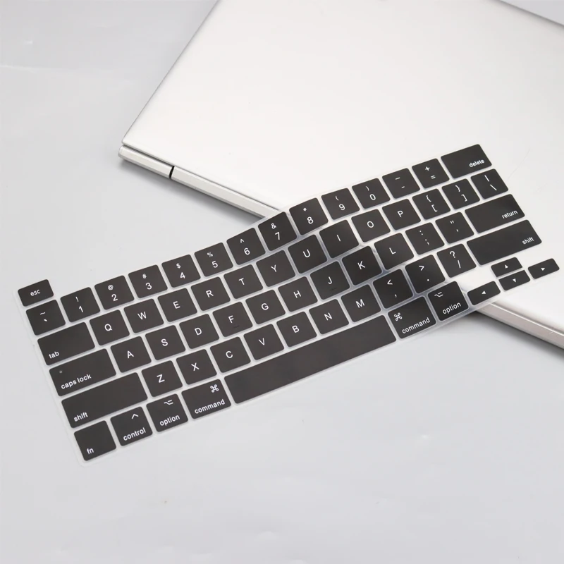 

Gradient Color Silicone Keyboard Skin Cover For MacBook New Pro 16 2019 A2141 M1 Chip A2338/A2251/A2289 caps