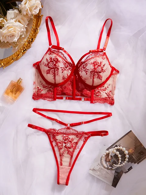 Embroidery Lingerie Set 24