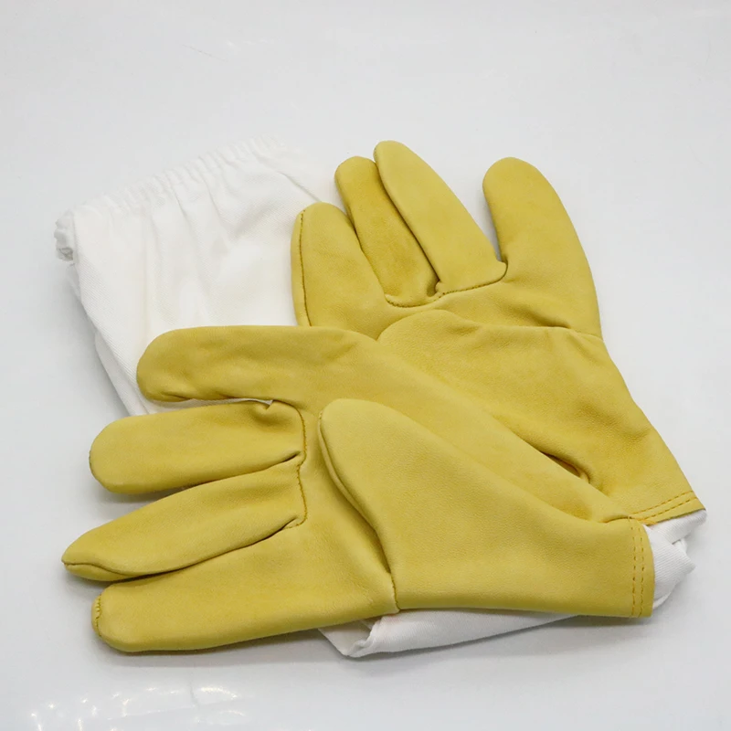 Beekeeping Suit Beekeeping Clothing 1 Pair Sheepskin Gloves for Beekeeper