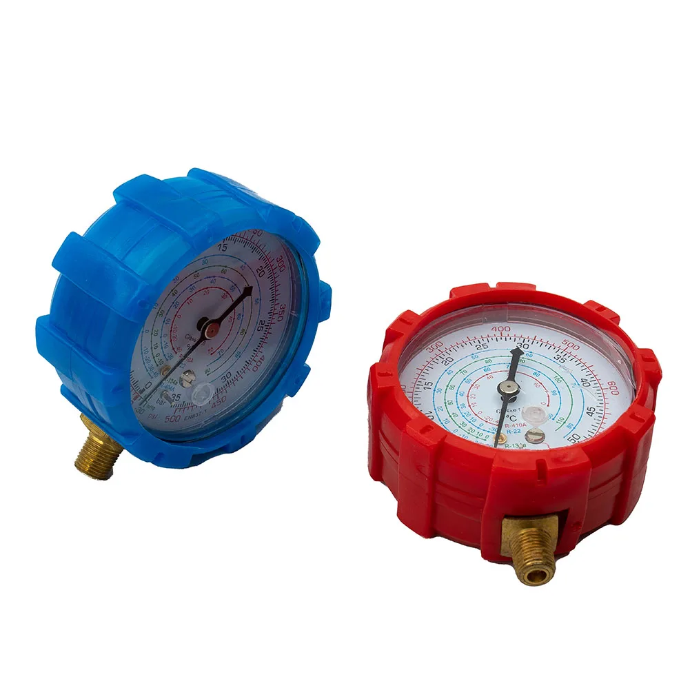 

Air Conditioner Low High Pressure Gauge For PSI KPA Pressure R22 R404A R134A R410A Refrigerant 2PCS Durable High Quality Useful