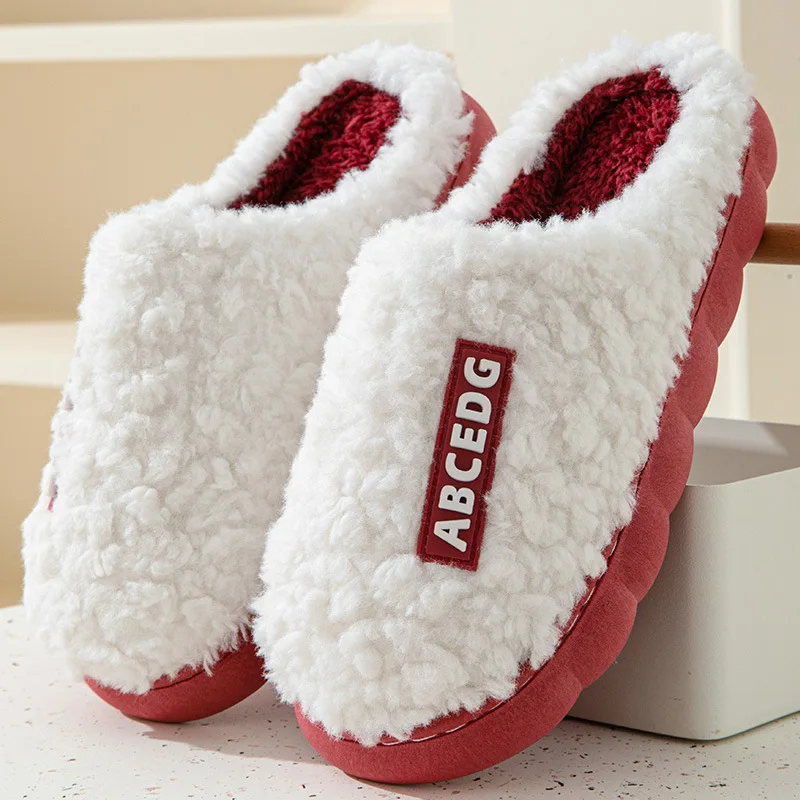 Evshine New Winter Warm Cotton Slippers For Women Cotton Slippers Living Room Bedroom Women Slippers Comfort Casual House Slides 5